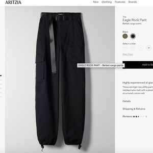 Aritzia Eagle rock cargo pants